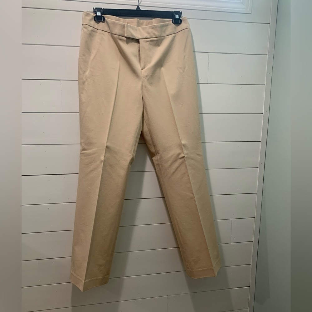NWT, Dana Buchman, size 14 straight leg khaki pants - Picture 2 of 9